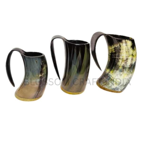 Polished Horn Mug in Assorted Sizes
