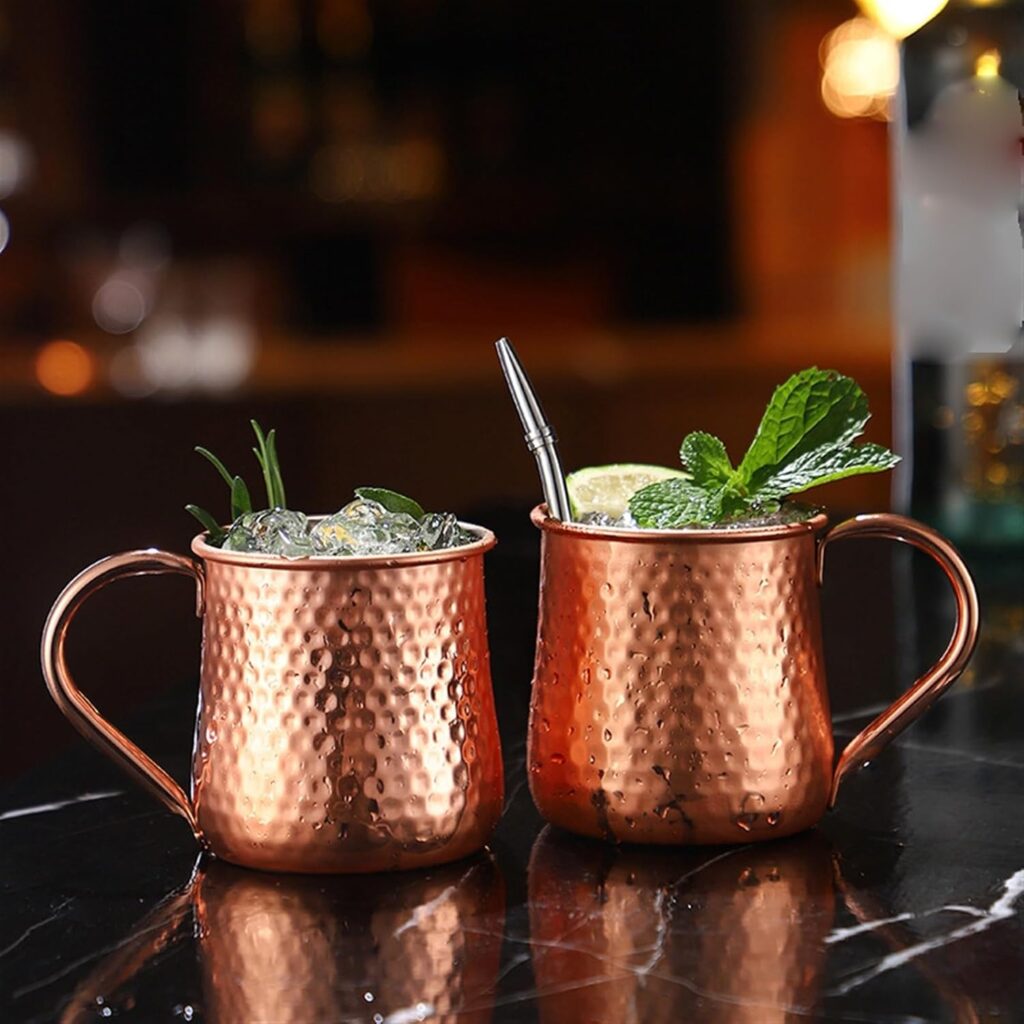 Metal Copper Mugs - Image 2