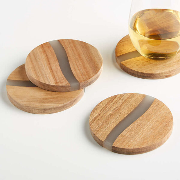 Resin and Wood Coasters