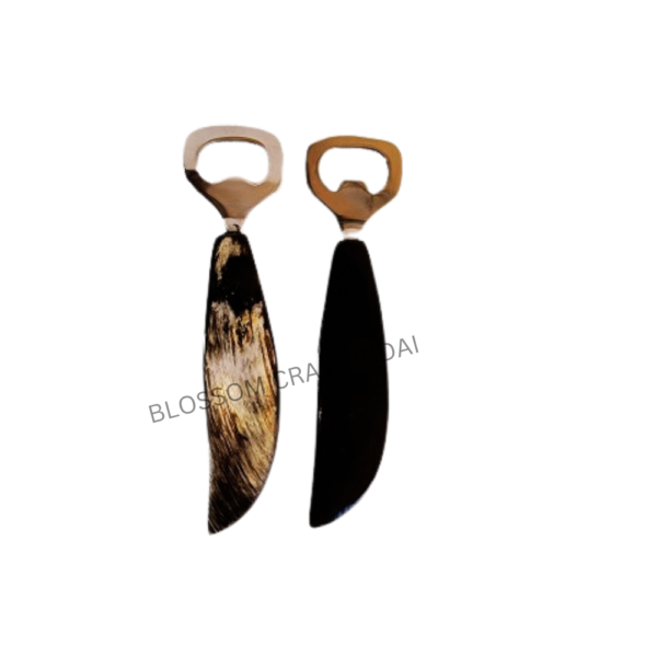 Handcrafted Buffalo Ox Horn Bottle Opener Authentic Bull Horn opener for Cold Drinks Mix Styles at Factory Price