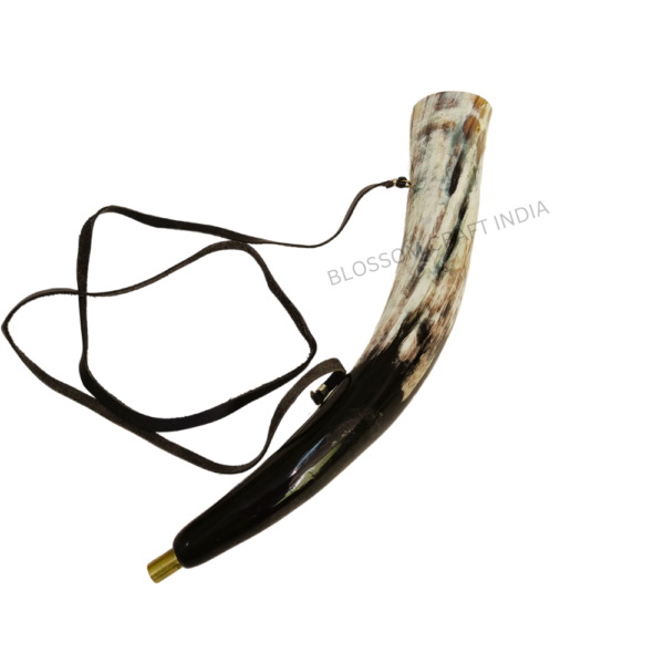 100% Natural Polished Ox Blowing Horn Handcrafted Buffalo Horn Home Décor Love Style Animal Resale Decoration