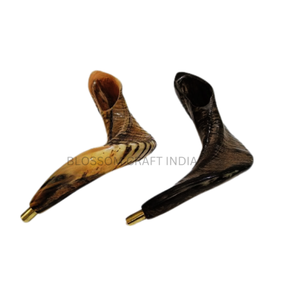 Handcrafted Sheep Ram Horn Shofar Natural Decorative Carved Shofar for Religious Purposes Raw Blowing Horn